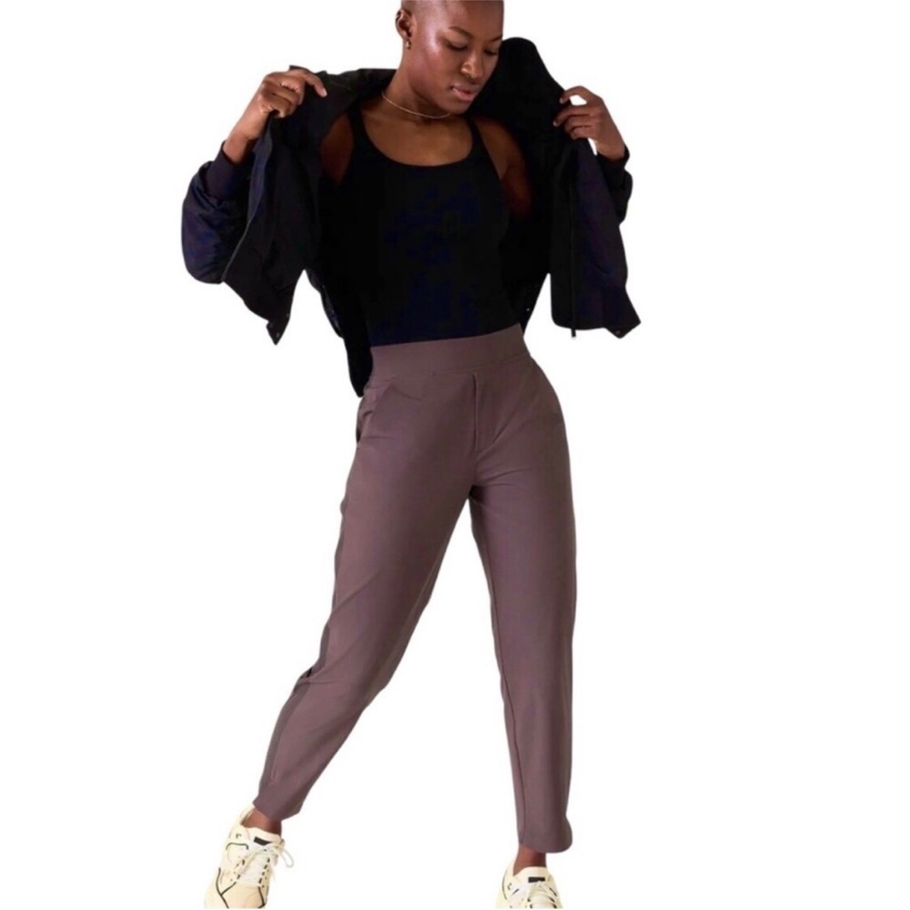 Athleta Brooklyn Ankle Pant Comfy Travel Women’s SZ 2 Athleisure Sustainable - Picture 4 of 17